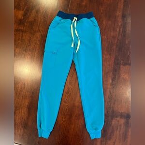 Figs Teal Scrub Pants